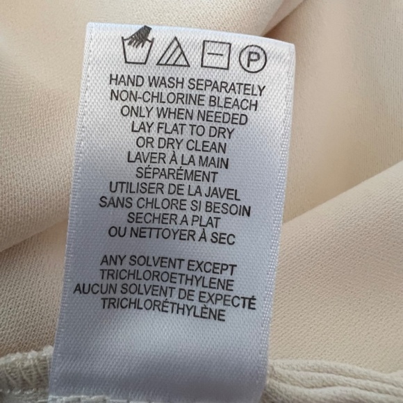 Halston Heritage off-the-shoulder asymmetrical drape front designer blouse - Picture 8 of 8